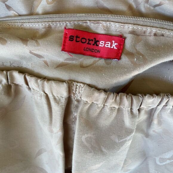 Storksak Olivia Black Nylon Diaper Bag - Picture 10 of 15